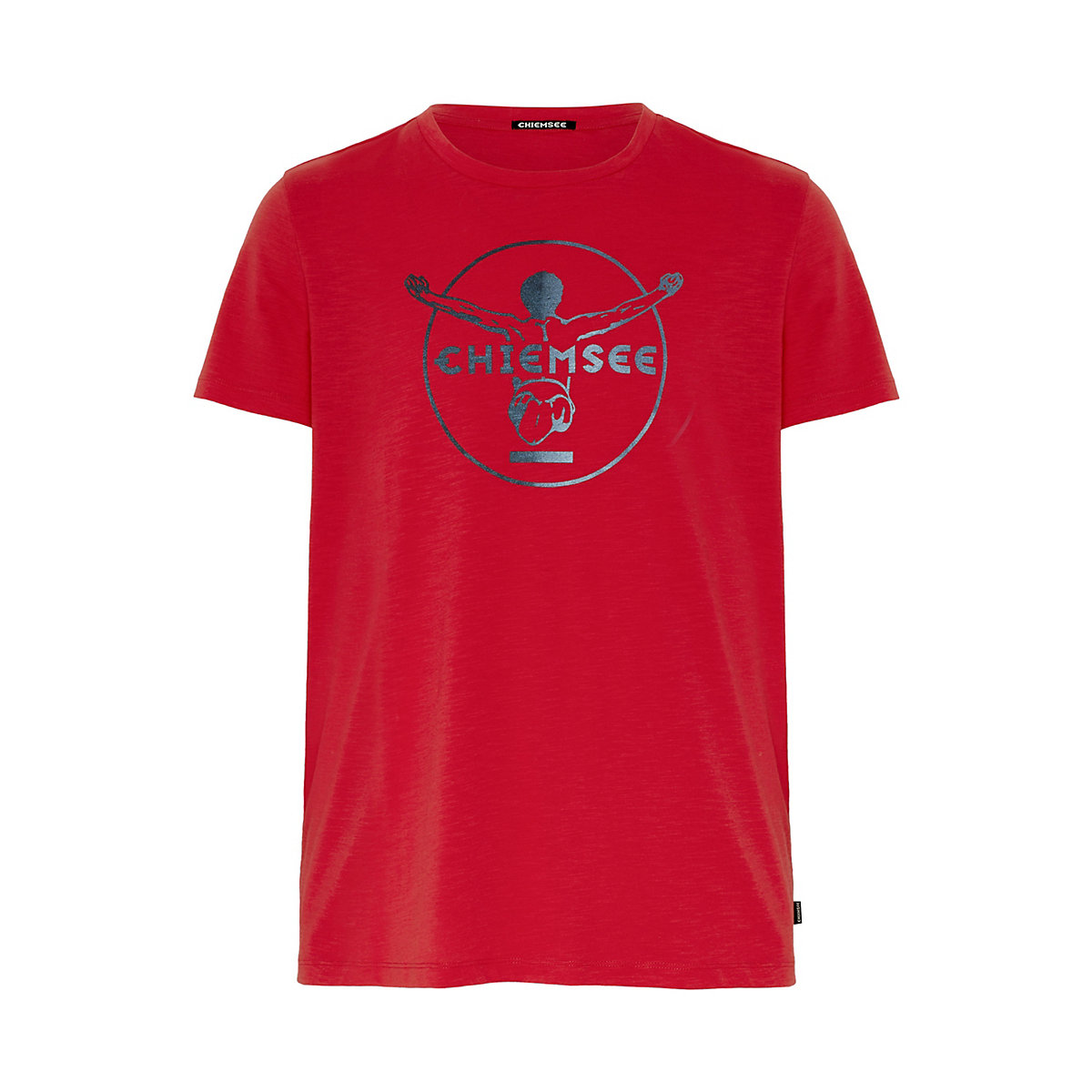 CHIEMSEE T-Shirt mit changierendem CHIEMSEE Print T-Shirts dunkelrot