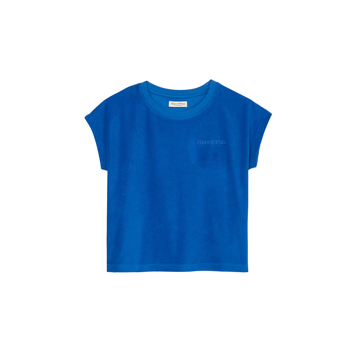 Marc O'Polo TEENS-GIRLS Frottee-T-Shirt aus reiner Bio-Baumwolle T-Shirts blau