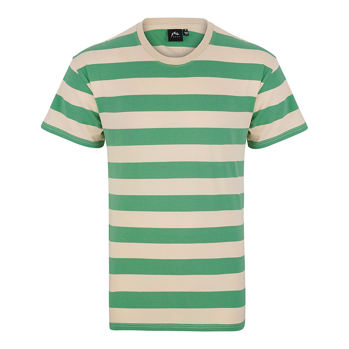 T-Shirt BUSTED CUSTARD SHORT SLEEVE TEE T-Shirts grün/gelb