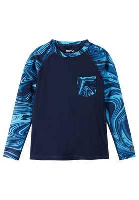 Reima UV-Schwimm Shirt Kroolaus Schwimmshirts für Jungen blau/grün