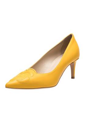 VIKTORIA MOSER 3D ROSE 60 Klassische Pumps gelb