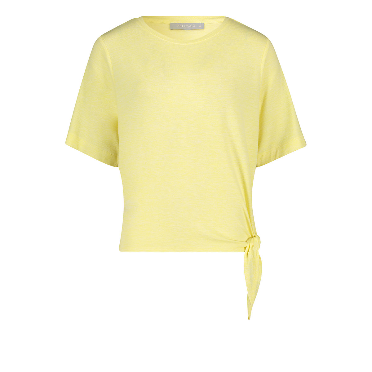 Betty &amp; Co Betty &amp; Co Casual-Shirt mit Schleifenknoten gelb