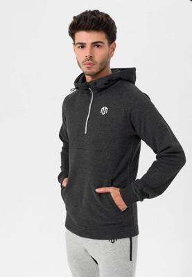 MOROTAI Kapuzenpullover NKMR Neotech Zip Hoodie dunkelgrau