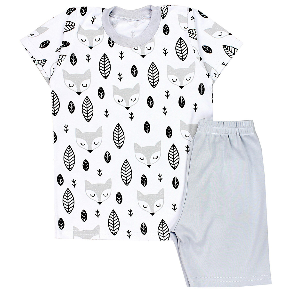 TupTam Kinder Jungen Pyjama Set Kurzarm 2-teilig Sommer für Jungen grau TupTam Kinder Jungen Pyjama Set Kurzarm 2-teilig Sommer für Jungen grau