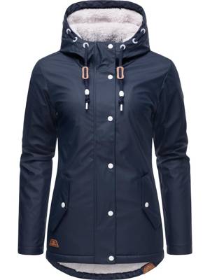 Ragwear Regenjacke Marge Winterjacken blau