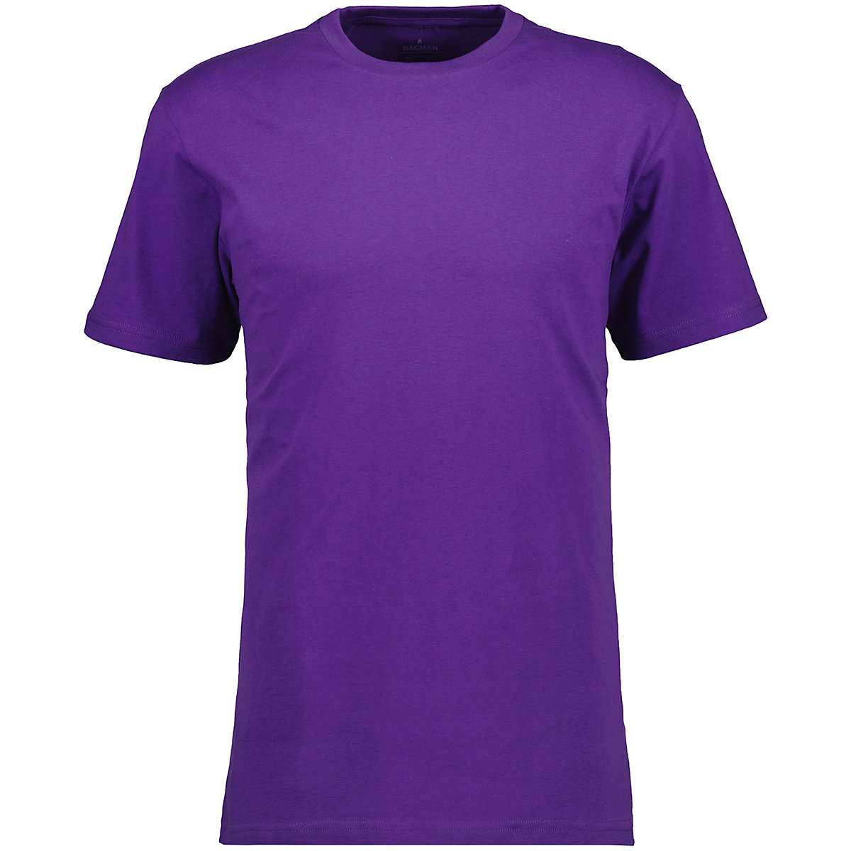 RAGMAN T-Shirt Rundhals Singlepack T-Shirts lila