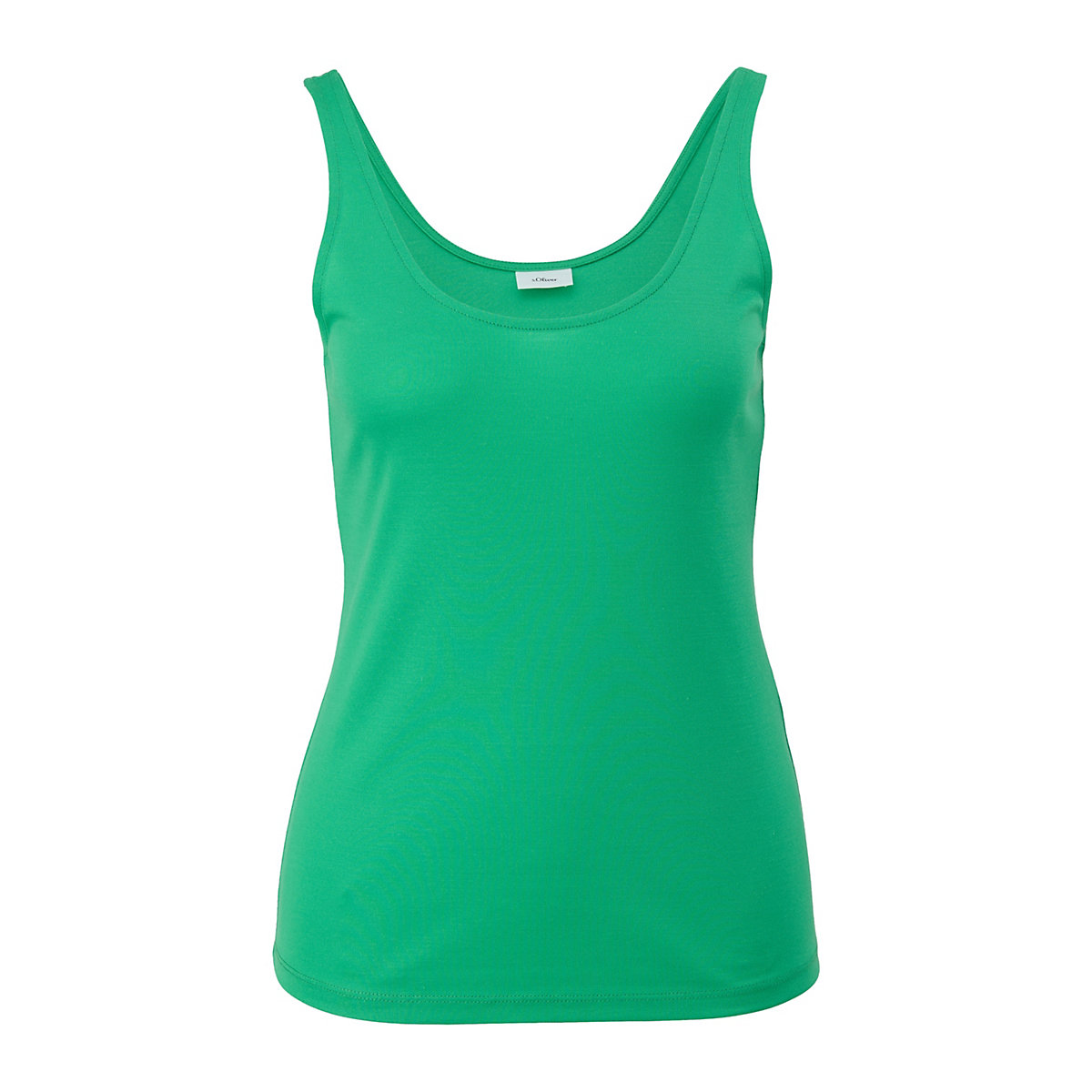 s.Oliver BLACK LABEL Top aus Lyocell T-Shirts grün