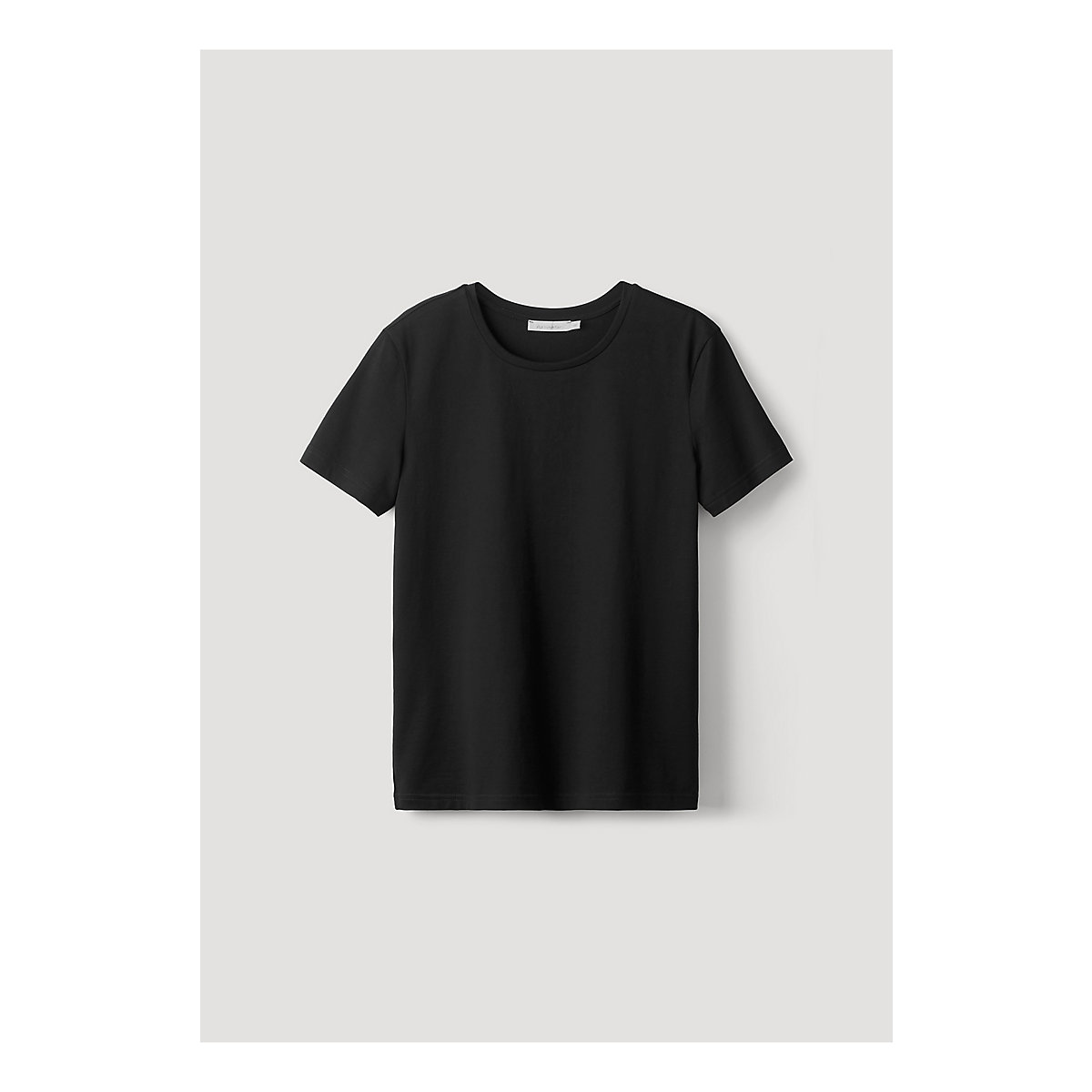 hessnatur Kurzarm-Shirt Kurzarm aus reiner Bio-Baumwolle schwarz