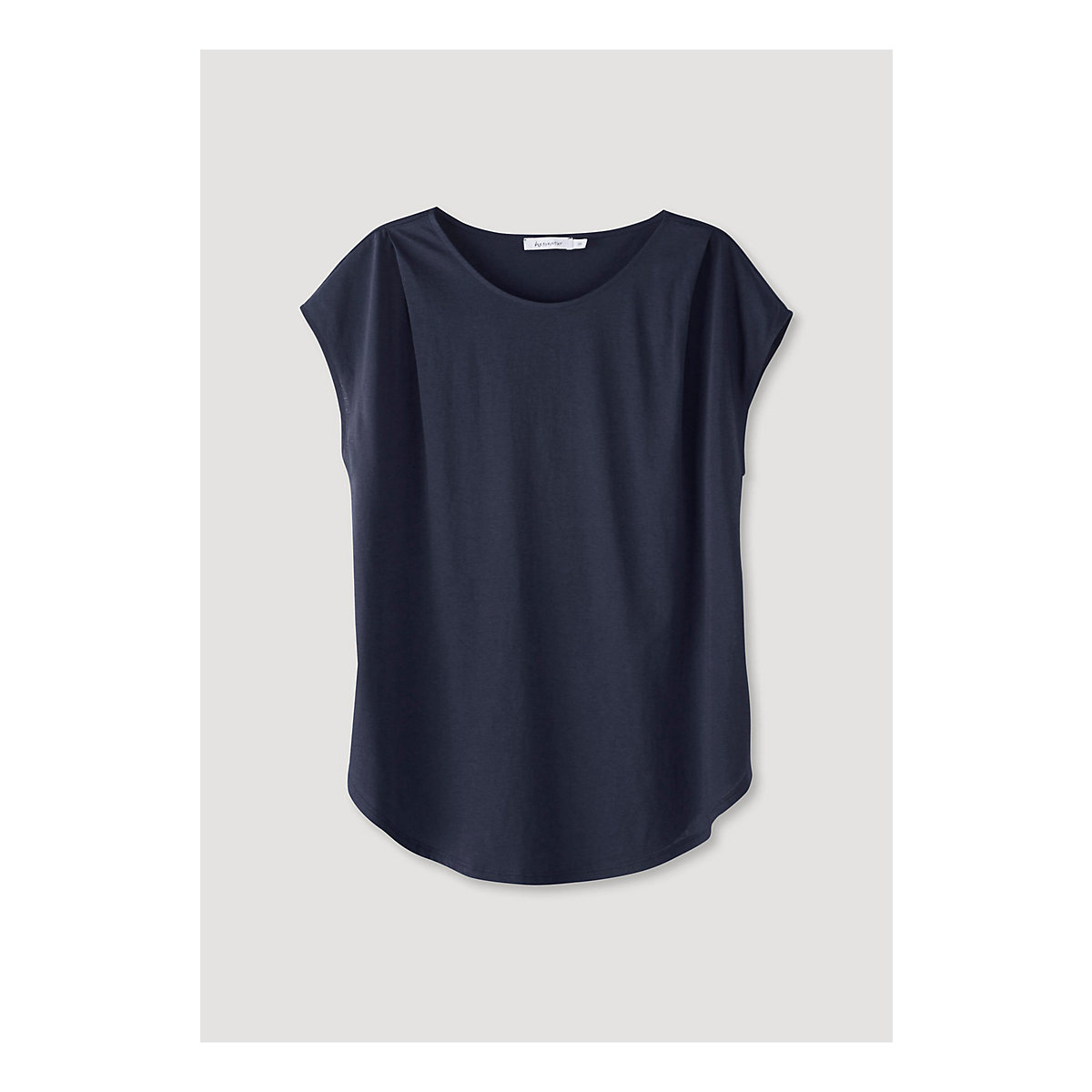 hessnatur Funktions-Shirt aus reiner Bio-Baumwolle dunkelblau