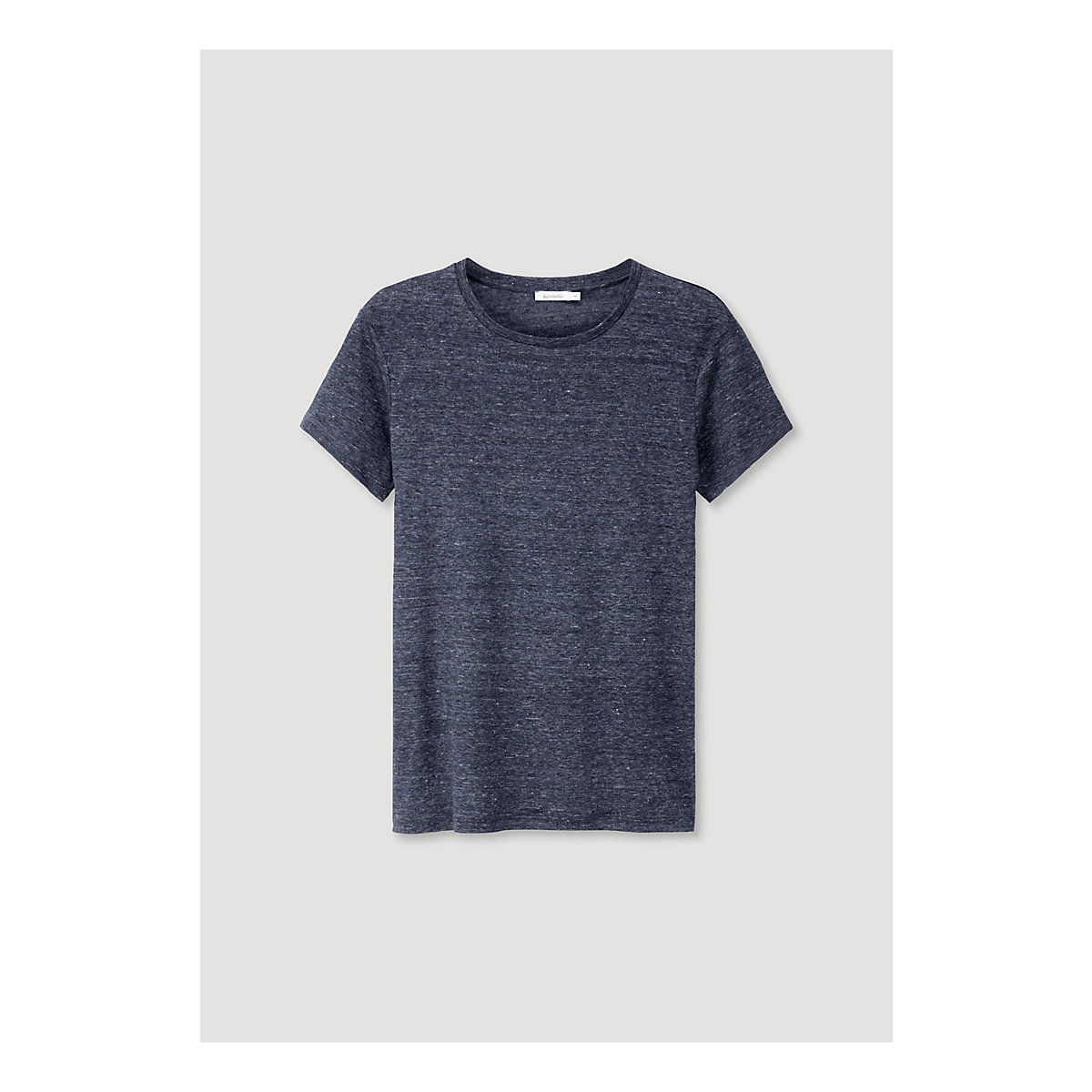 hessnatur T-Shirt aus reinem Leinen dunkelblau