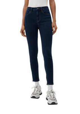 QS by s.Oliver Skinny: Jeans mit Waschung Outdoorhosen blau