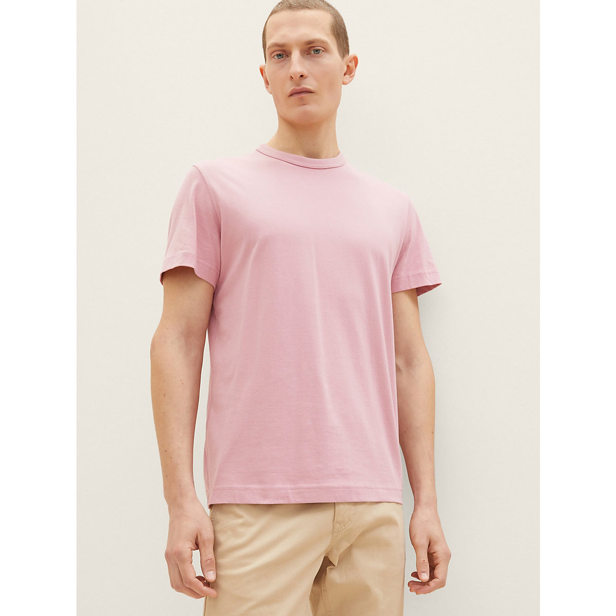TOM TAILOR T-Shirt Basic T-Shirt T-Shirts rosa