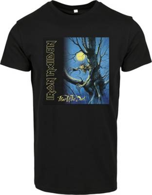 Merchcode Iron Maiden Fear Of The Dark Album Cover Tee Black schwarz