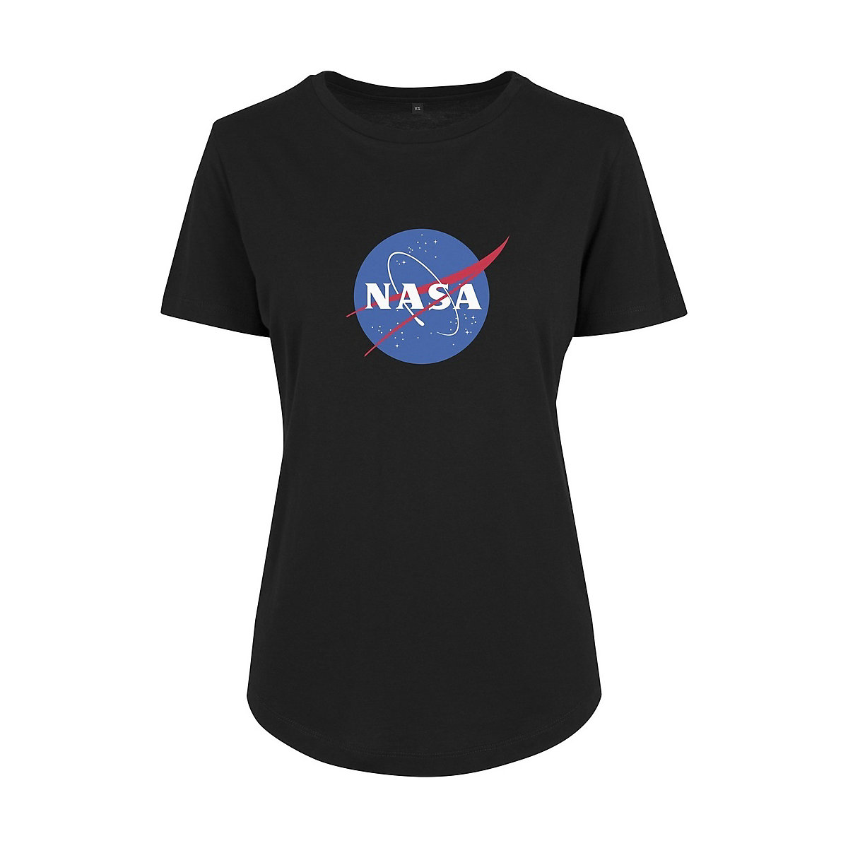 Mister Tee Damen T-Shirt Ladies NASA Insignia Fit Tee Black schwarz