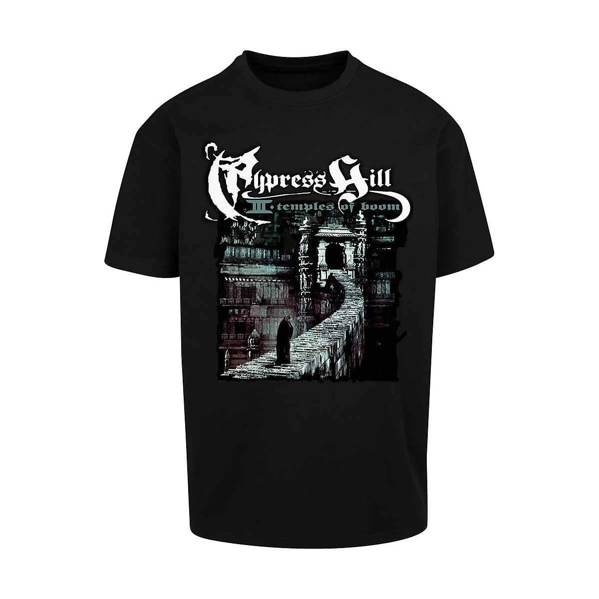 Mister Tee T-Shirt Cypress Hill Temples Of Boom Oversize Tee Black schwarz
