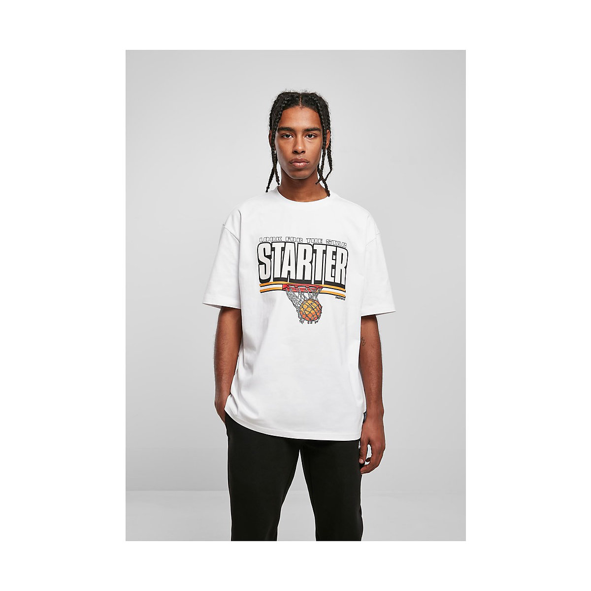 STARTER® BLACK LABEL Starter Black Label T-Shirt Starterairball Tee White weiß