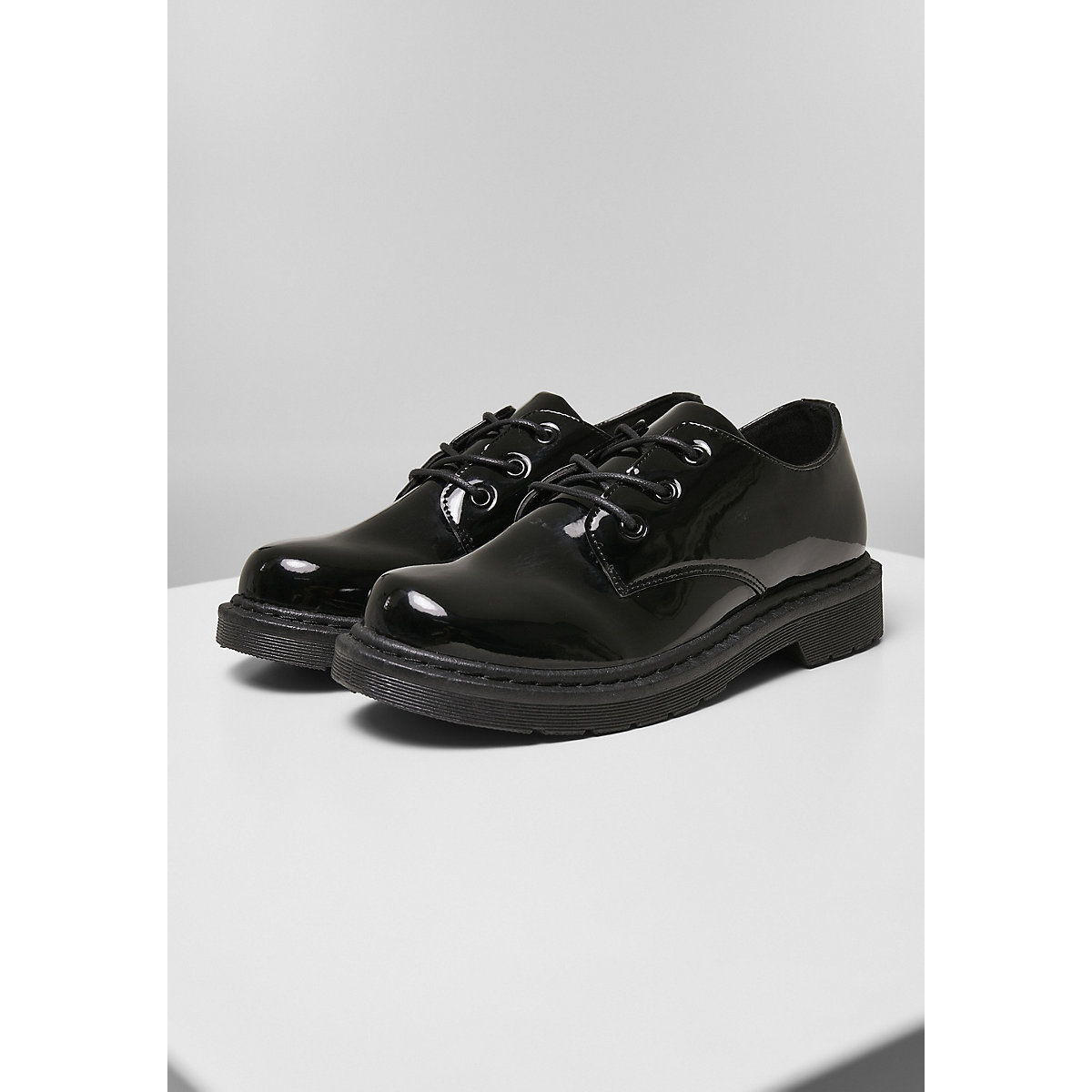 Urban Classics Schuhe Low Laced Boot Black schwarz