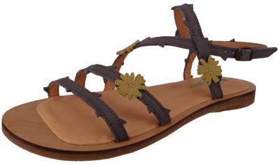 EL NATURALISTA Damen Sandalen Tulip N5193F Blau Vaquero Leder Klassische Sandalen blau