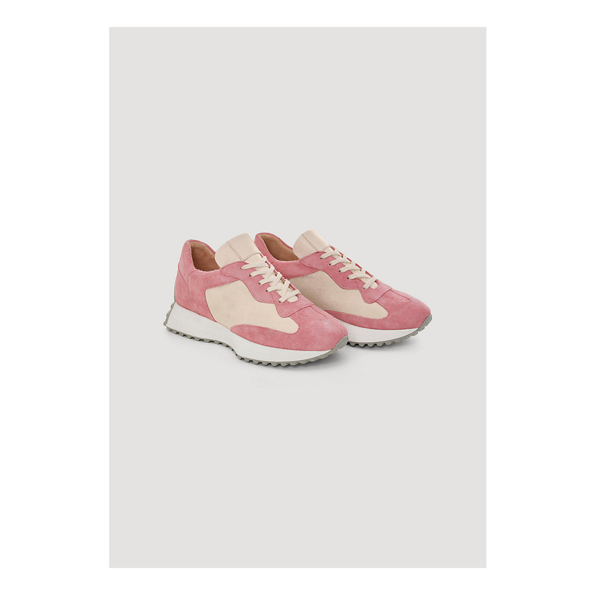 hessnatur Sneaker Runner atmungsaktiv im Retro-Style rosa