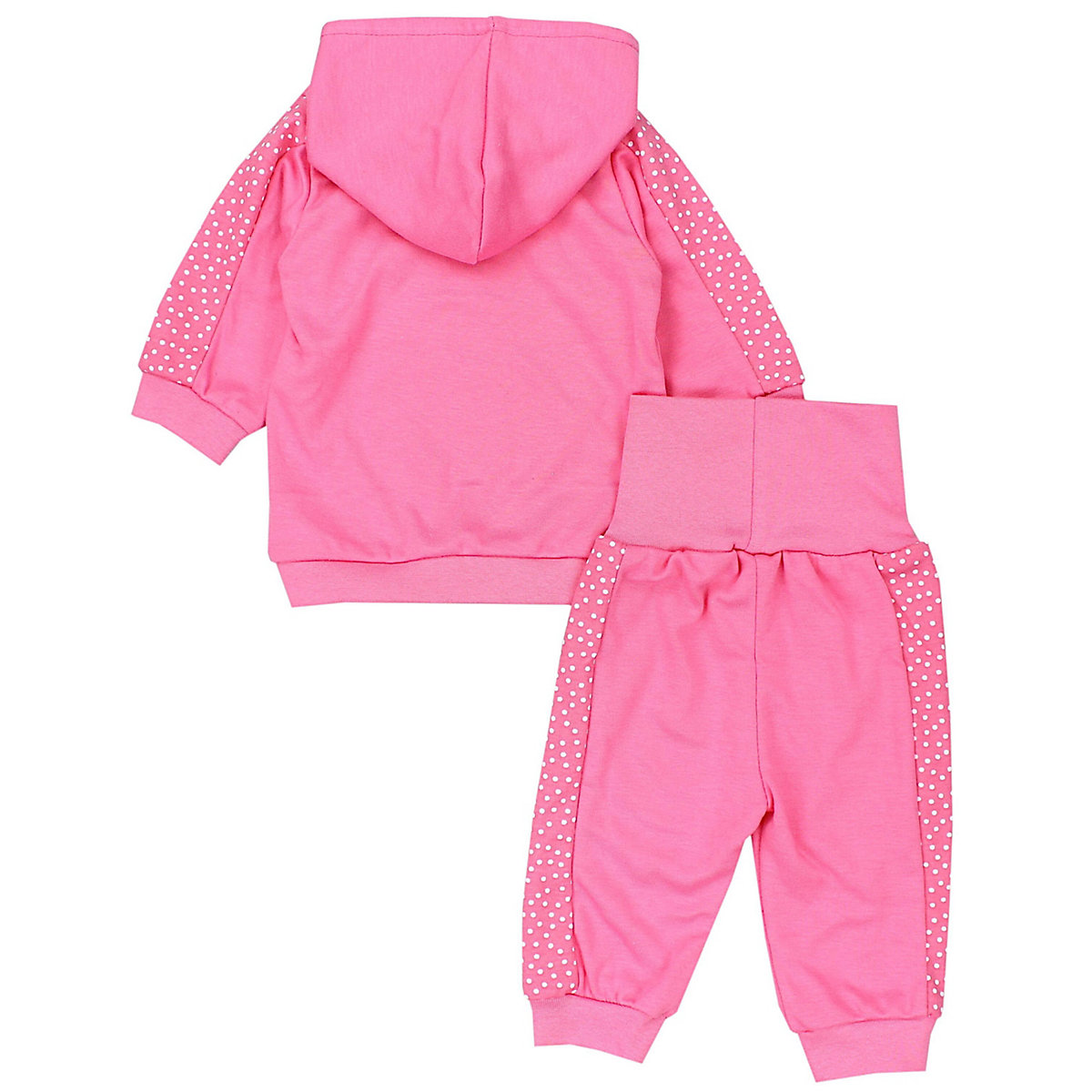 TupTam Baby Mädchen Langarmshirt Babyhose Outfit 2teilig für Mädchen rot
