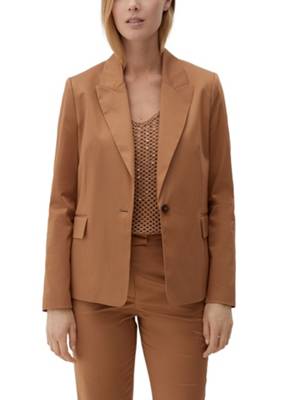 s.Oliver BLACK LABEL Blazer mit taillierter Passform Blazer braun