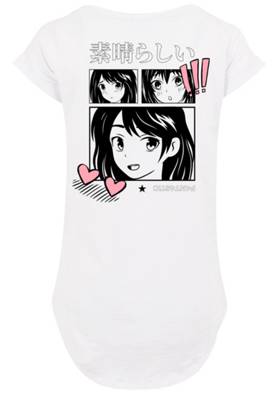 F4NT4STIC Manga Anime Japan Grafik T-Shirts weiß