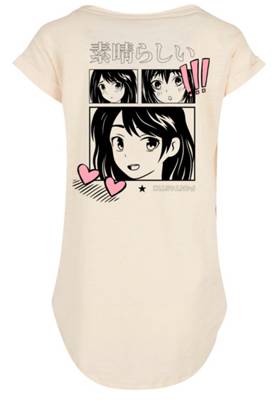 F4NT4STIC Manga Anime Japan Grafik T-Shirts sand
