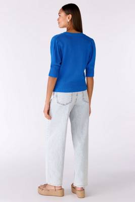 oui Strickjacke blau SE5454