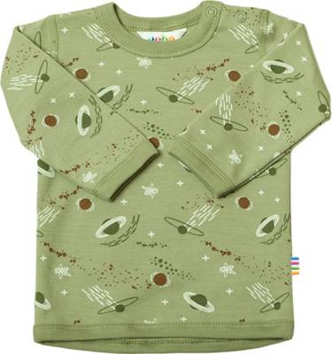 Joha Kinder Longsleeve Green AOP grün