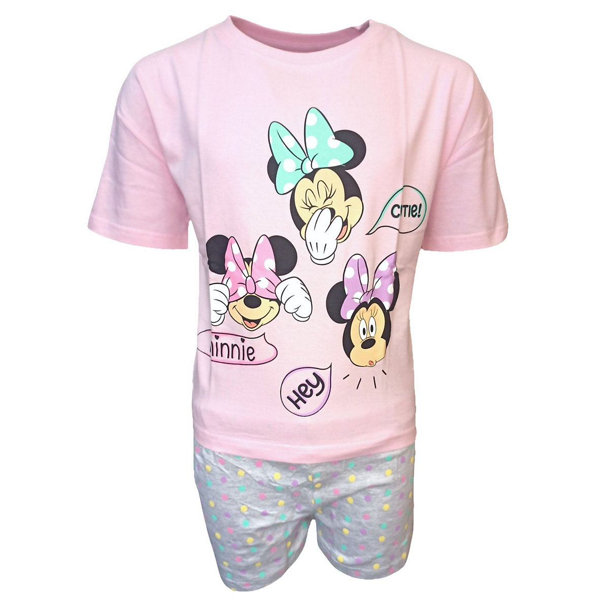 Disney Minnie Mouse Schlafanzug kurz Disney Minnie Mouse mehrfarbig