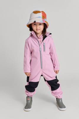 Reima Softshell Overall Nurmes Softshelloveralls für Kinder rosa
