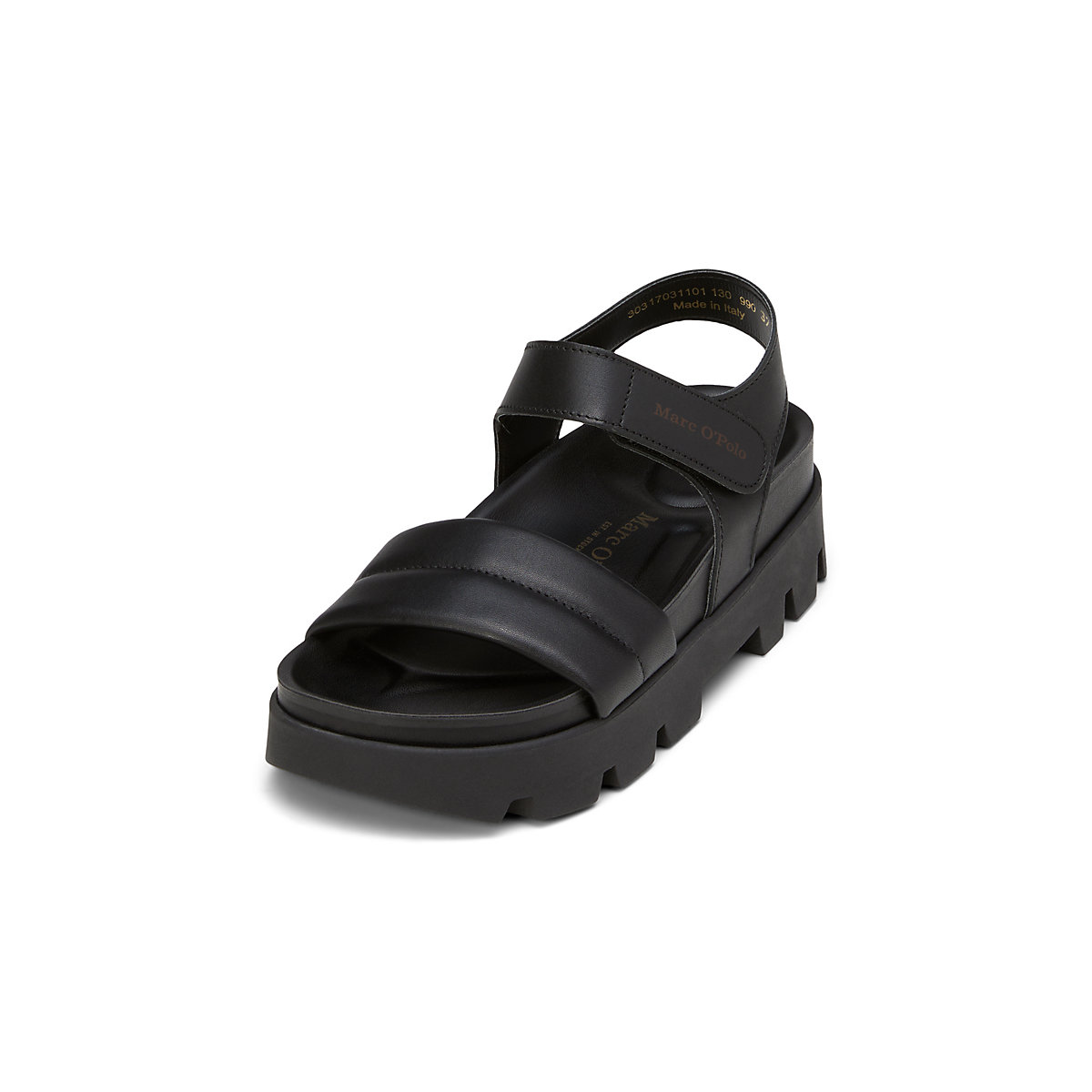 Marc O'Polo Bulky-Sandale mit ergonomisch geformtem Fußbett Klassische Sandalen schwarz