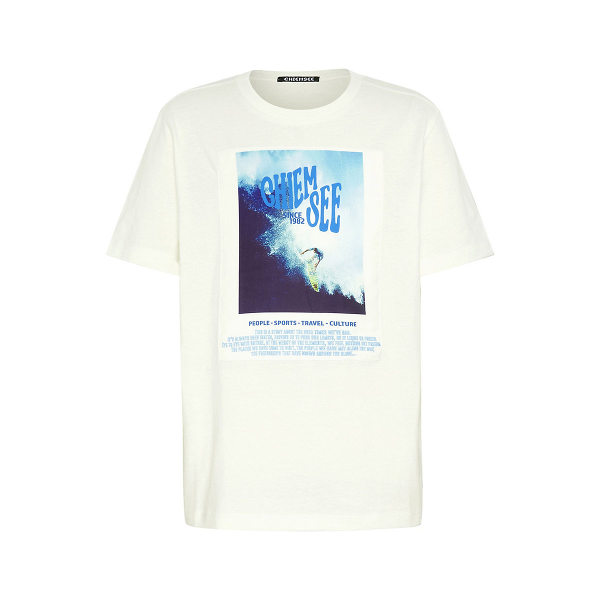 CHIEMSEE T-Shirt mit Surfer-Fotoprint T-Shirts weiß