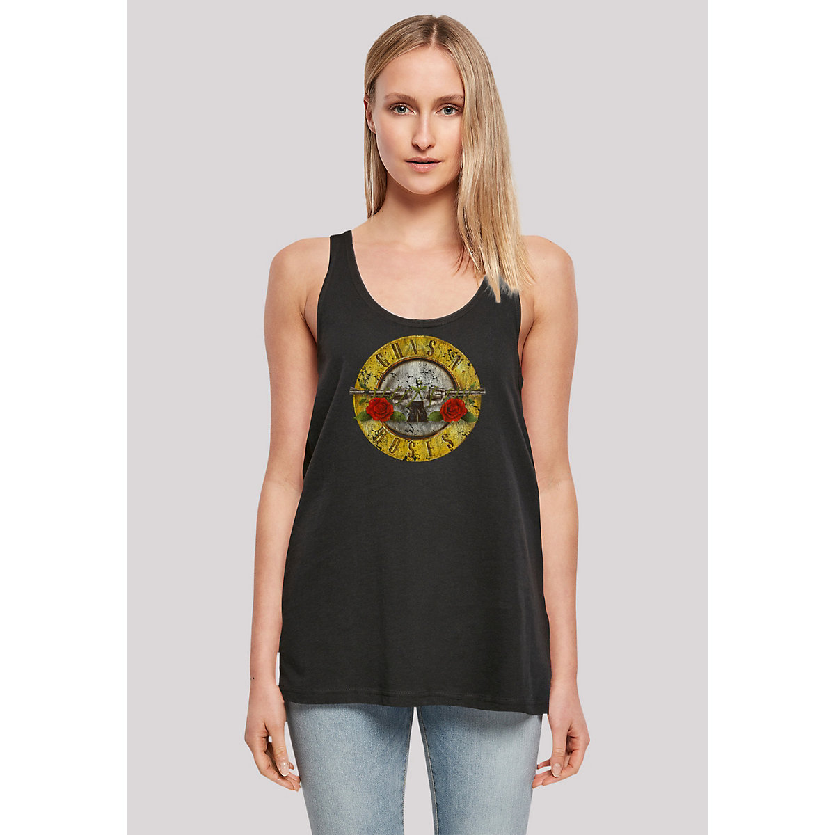 F4NT4STIC Guns 'n' Roses Vintage Classic Logo Black T-Shirts schwarz YN9921