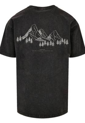 F4NT4STIC Mountain Berg T-Shirts schwarz