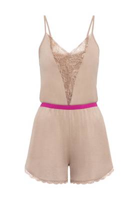 LASCANA Kurzoverall braun