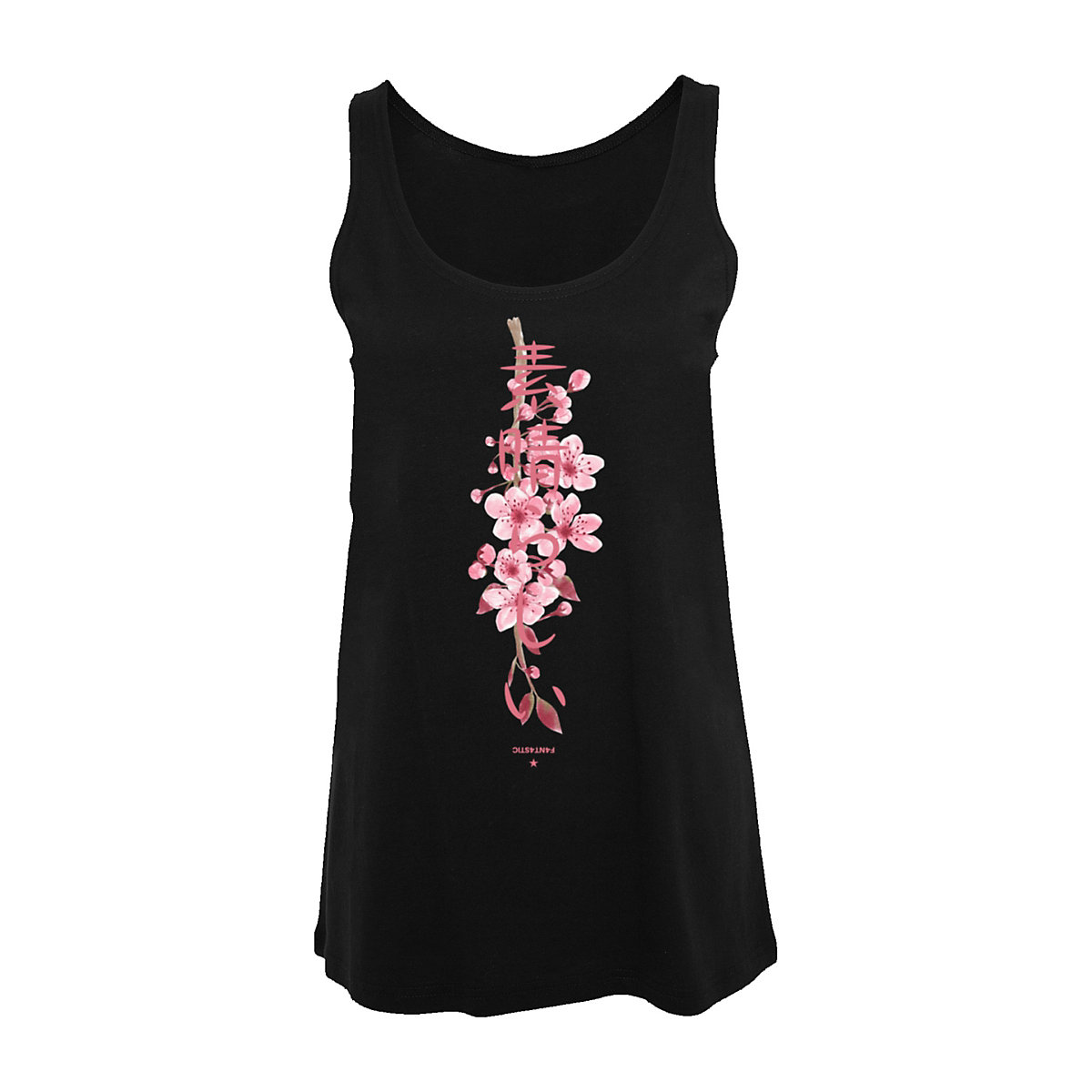 F4NT4STIC Cherry Blossom T-Shirts schwarz