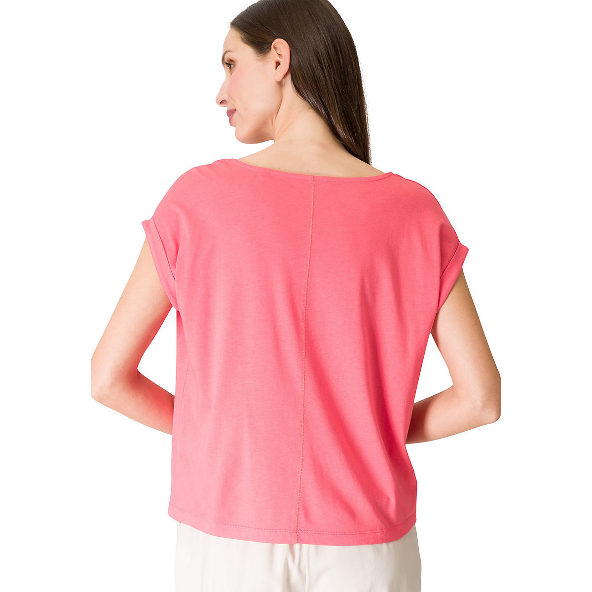 zero zero Shirt oversized mit Rundhalsausschnitt pink YN8944