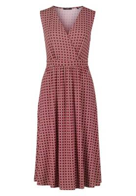 zero zero Jerseykleid mit Wickeloptik pink
