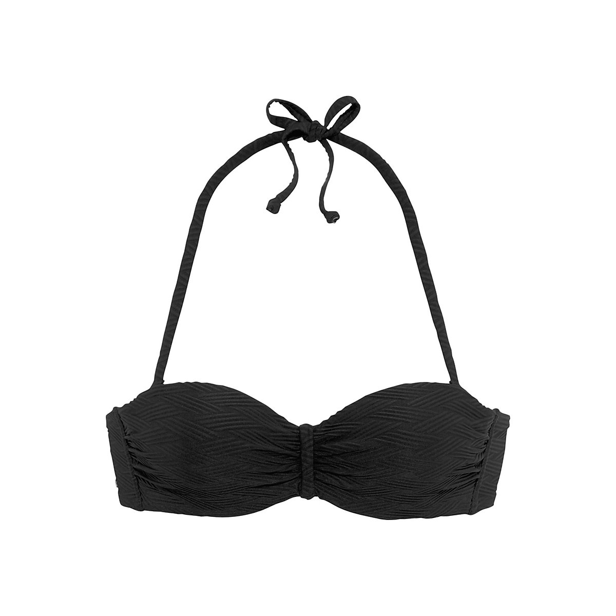 Sunseeker Bügel-Bandeau-Bikini-Top schwarz