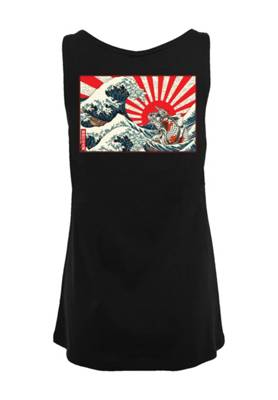 F4NT4STIC Kanagawa Welle Japan T-Shirts schwarz