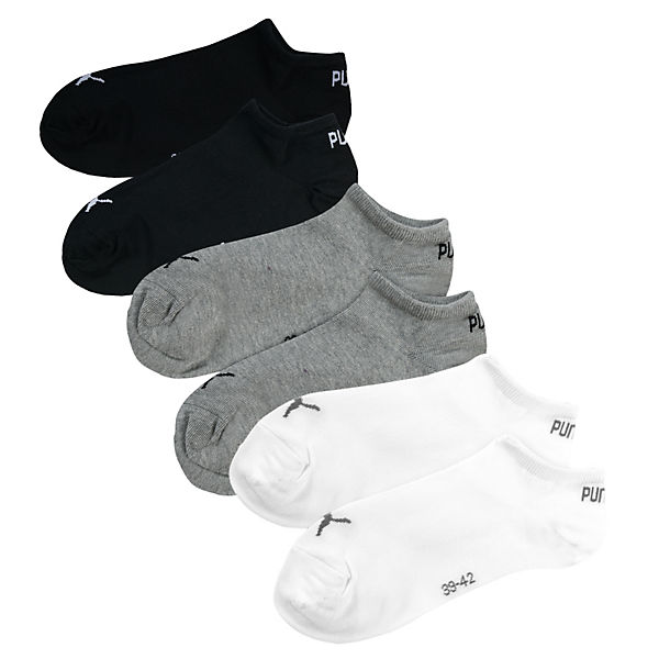 Bekleidung Socken PUMA 3er Pack Puma Unisex Sneaker Plain 3p Sneakersocken schwarz/weiß