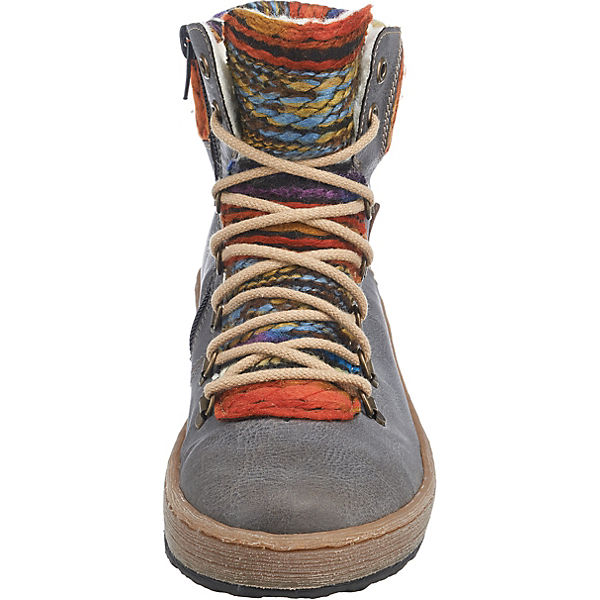 Rieker, rieker Gute Stiefeletten, grau-kombi Gute rieker Qualität beliebte Schuhe d19849 Rieker, rieker Gute Stiefeletten, grau-kombi Gute rieker Qualität beliebte Schuhe d19849
