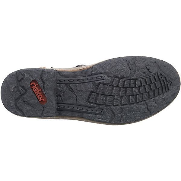 Rieker, rieker Gute Stiefeletten, grau-kombi Gute rieker Qualität beliebte Schuhe d19849 Rieker, rieker Gute Stiefeletten, grau-kombi Gute rieker Qualität beliebte Schuhe d19849