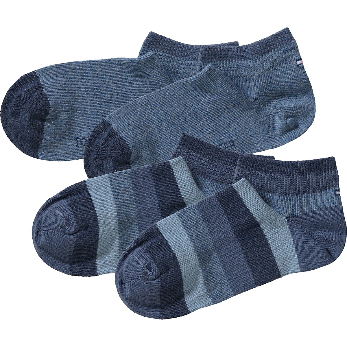 TOMMY HILFIGER Kinder Socken Doppelpack creme/hellblau