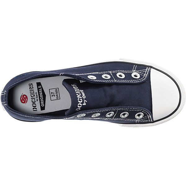 Schuhe Slip-On-Sneakers Dockers by Gerli Sneakers Low dunkelblau