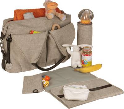 Wickeltasche Greenlabel, Neckline Bag, taupe 2