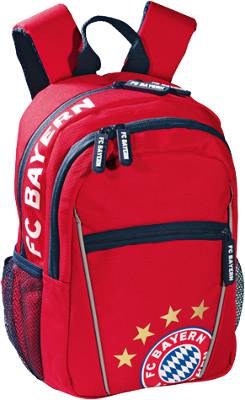 FC Bayern München Kindergartenrucksack - Offizieller Fanrucksack 5 Liter Rot Für Kinder