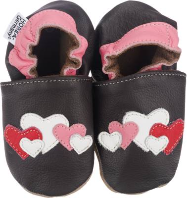 Krabbelschuhe 'Herzen'