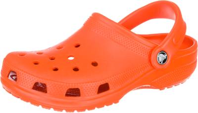 crocs orange clogs